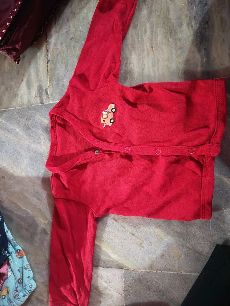 Cute Baby Red Cardigan