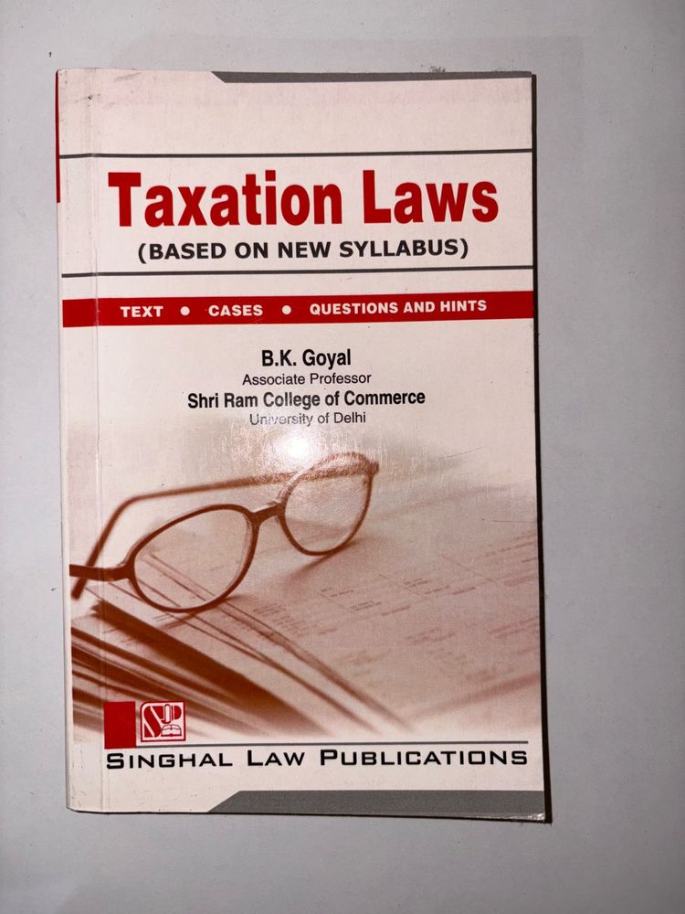 Taxation Laws Book - B. K. Goyal