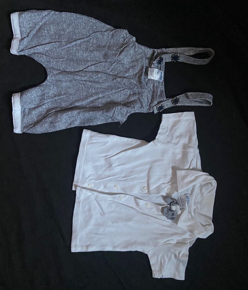Baby Boy Dungaree Set