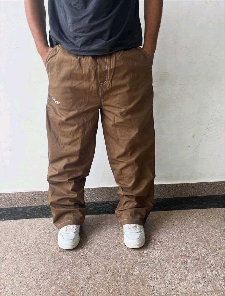 Collusion Brown Wide Leg Pants