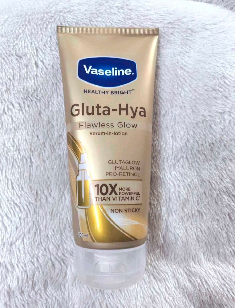 Vaseline Gluta-Hya Flawless Glow Lotion for Face &amp;