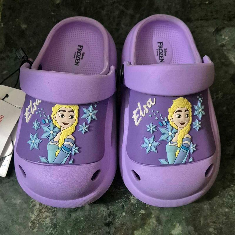 Brand new Disney Frozen Elsa kids Clogs 6