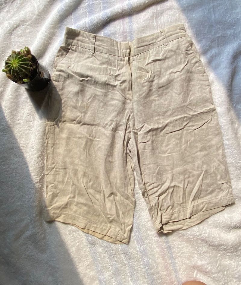Casual Beige Shorts Unisex