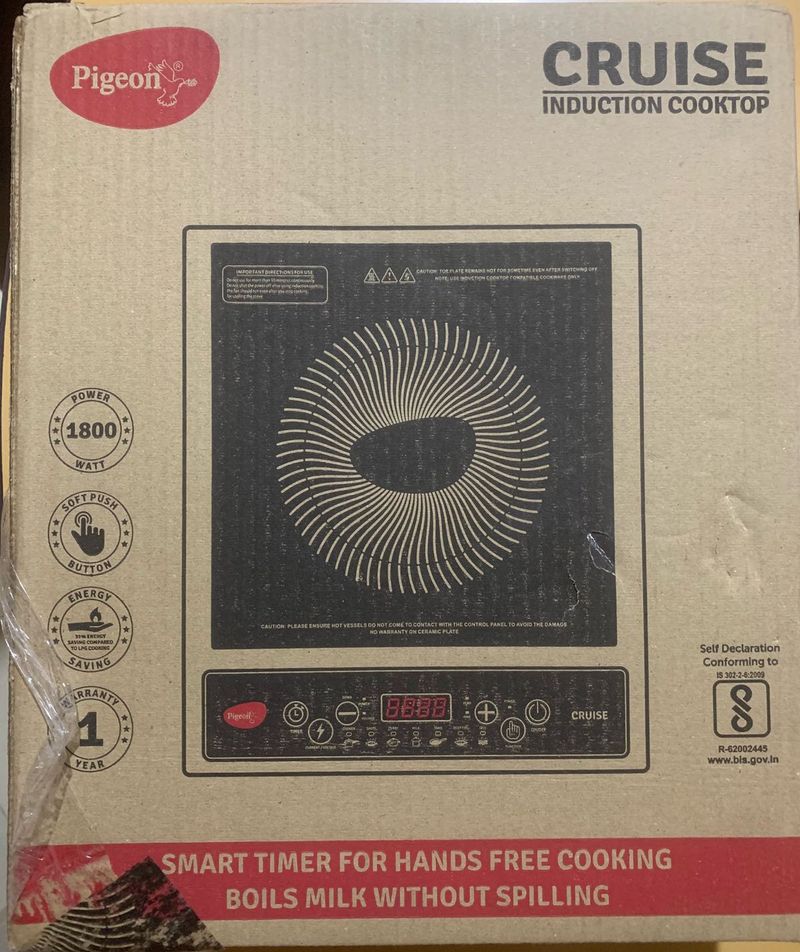 Pigeon 1800 W Induction Cooktop