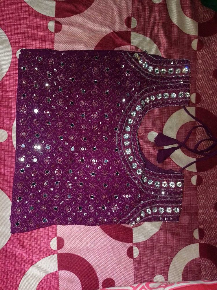 it's purple lehenga💜