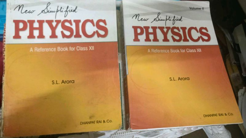 SL Arora Physics Vol I &amp; II