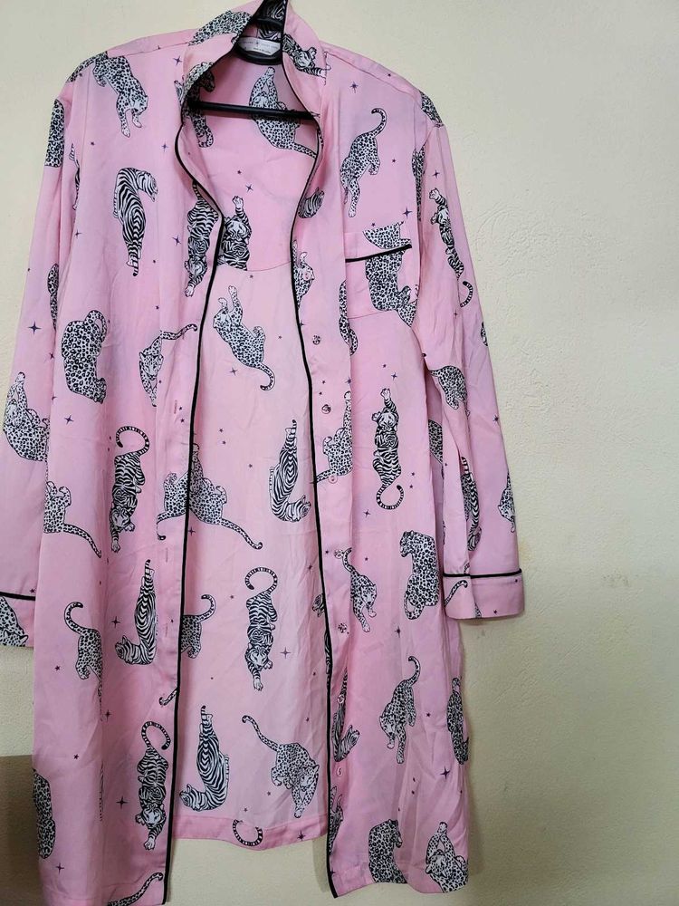 Satin nightshirt