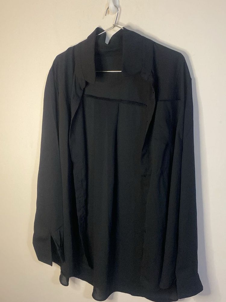 Elegant Black Long Sleeve Top