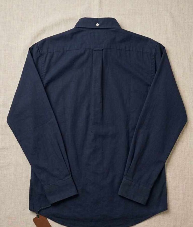 Classic Navy Blue Men's Shirt