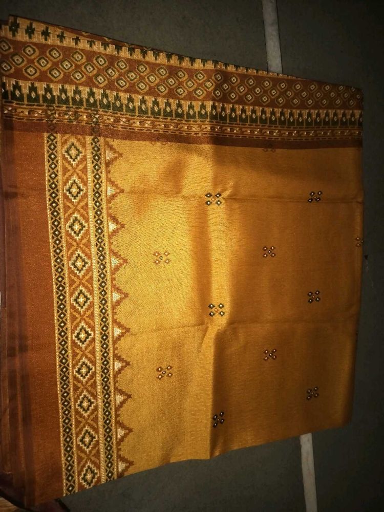 Beautiful Golden Saree