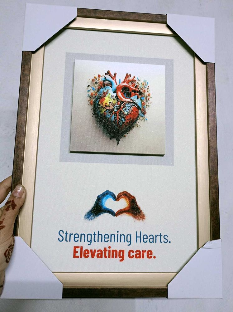 Artistic Heart Framed Wall Hanging Decor..✨♥️