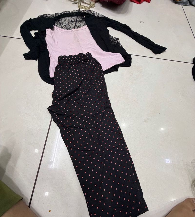Comfy Polka Dot Pajama Set