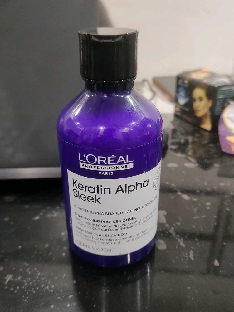 L'Oreal Keratin Alpha Sleek Shampoo