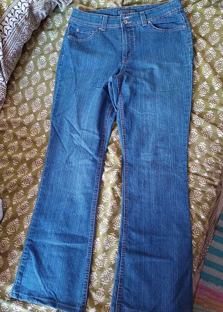 Nine West Classic Blue Flare Jeans