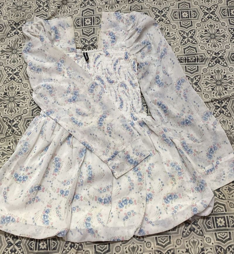 floral peplum top