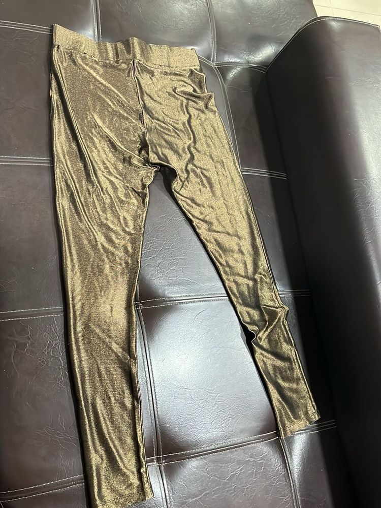 Sparkly Gold Leggings