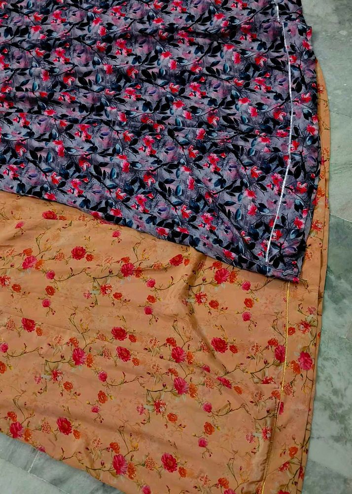 Crepe Rajasthani Lehenga