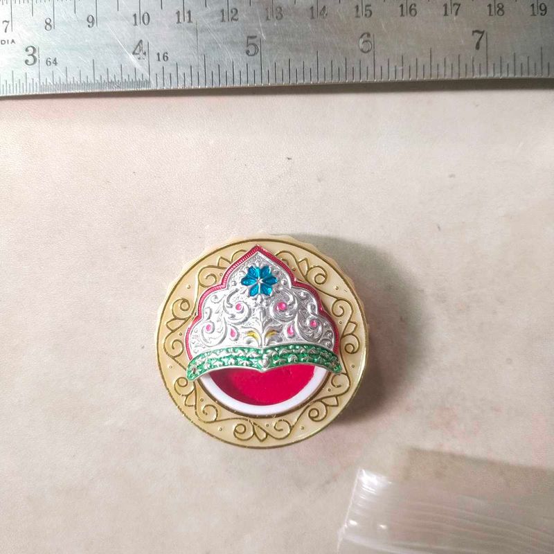 Pure Silver Mukut(मुकुट) for Thakur ji
