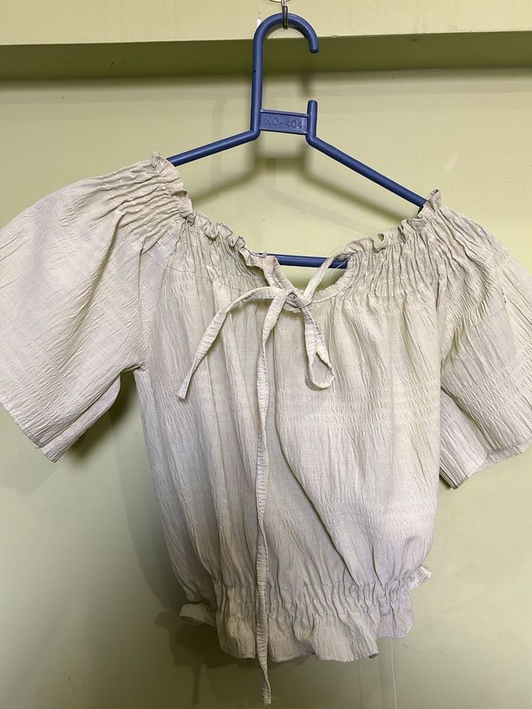 Chic Off-Shoulder Puff Sleeve Top