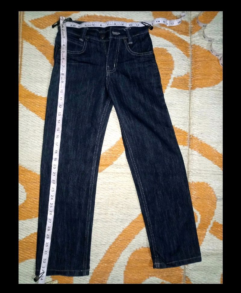 Dark Wash Straight Leg Jeans