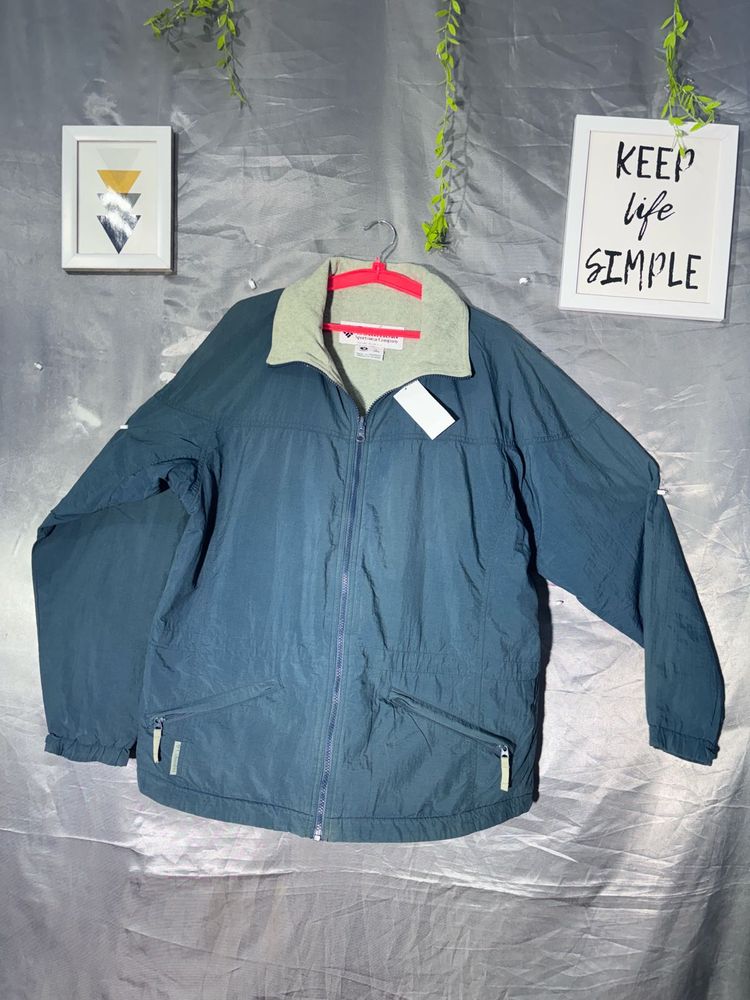 COLUMBIA Men's Blue Zip-Up Jacket
