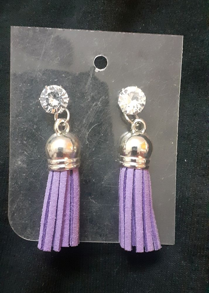 Purple Earrings