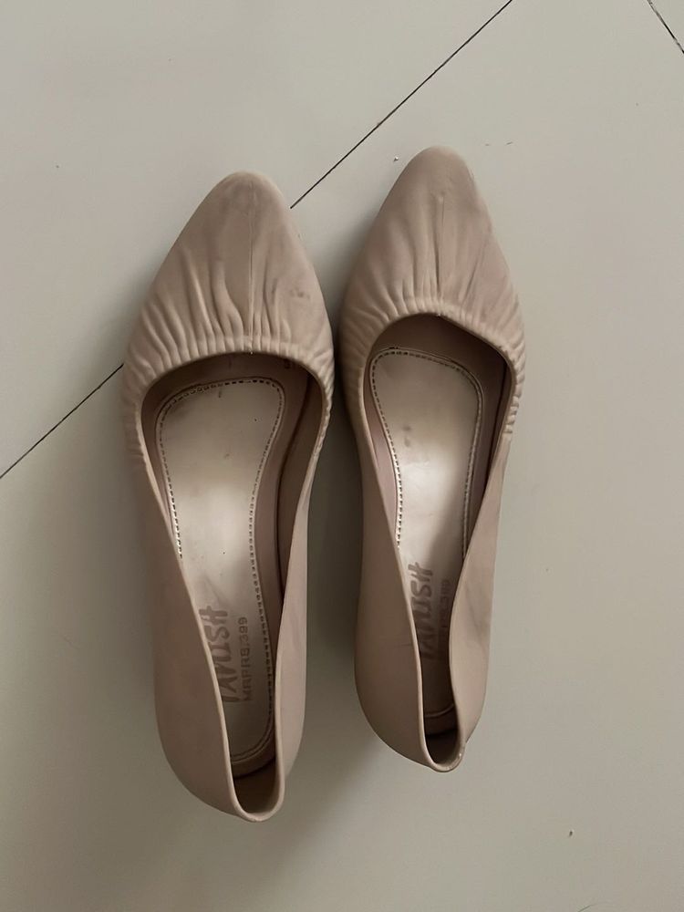 Elegant Nude Ballet Flats (2 pairs)