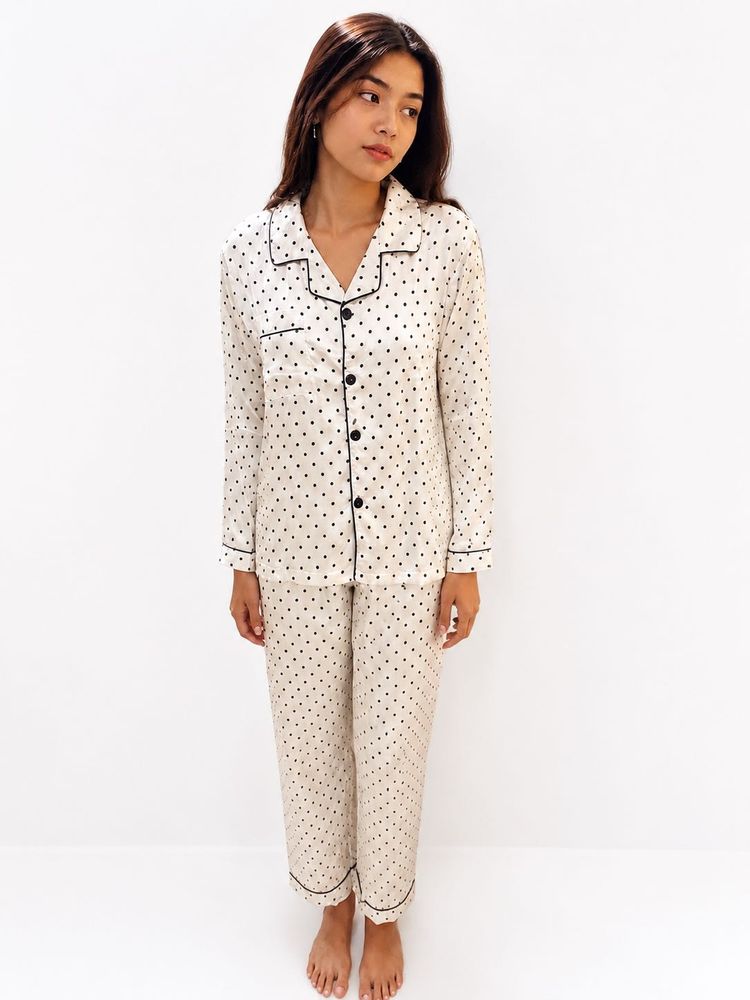 Classic Polka Dot Pajama Set