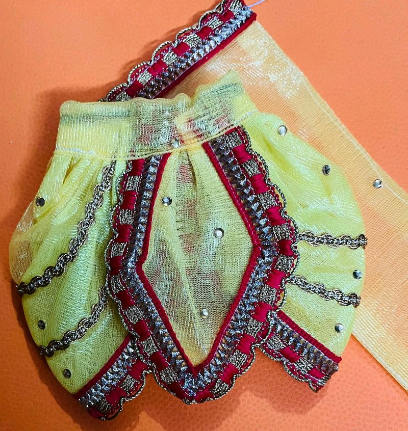Yugal Sarkar Fancy Dress Size 3, 4, 5 Colour Yello