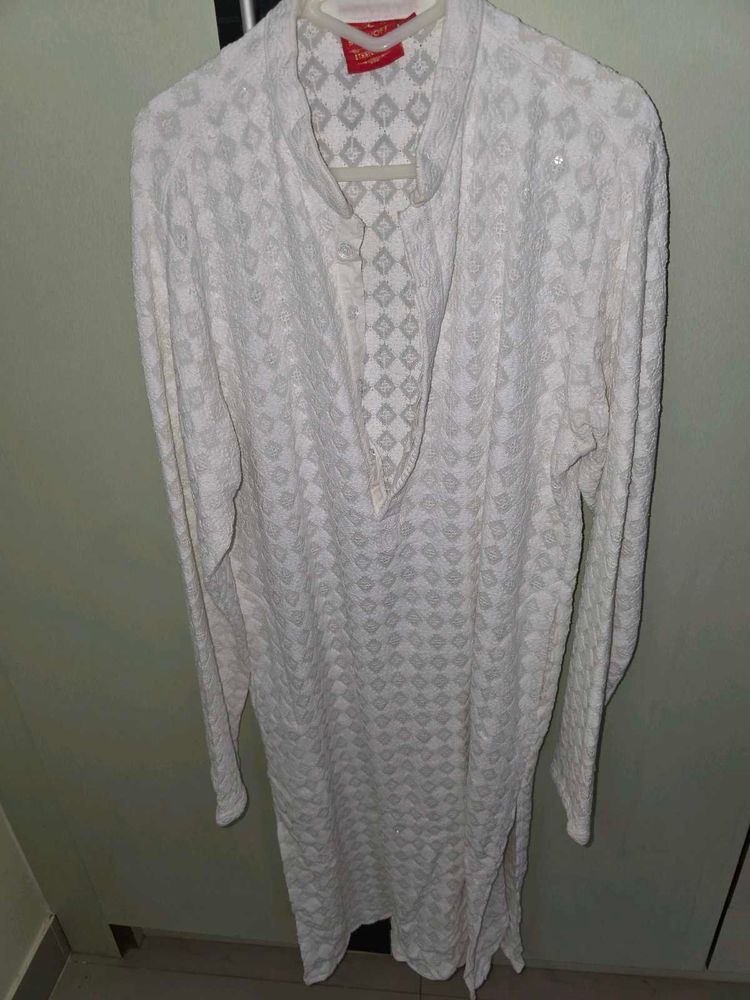 Men's White Kurta