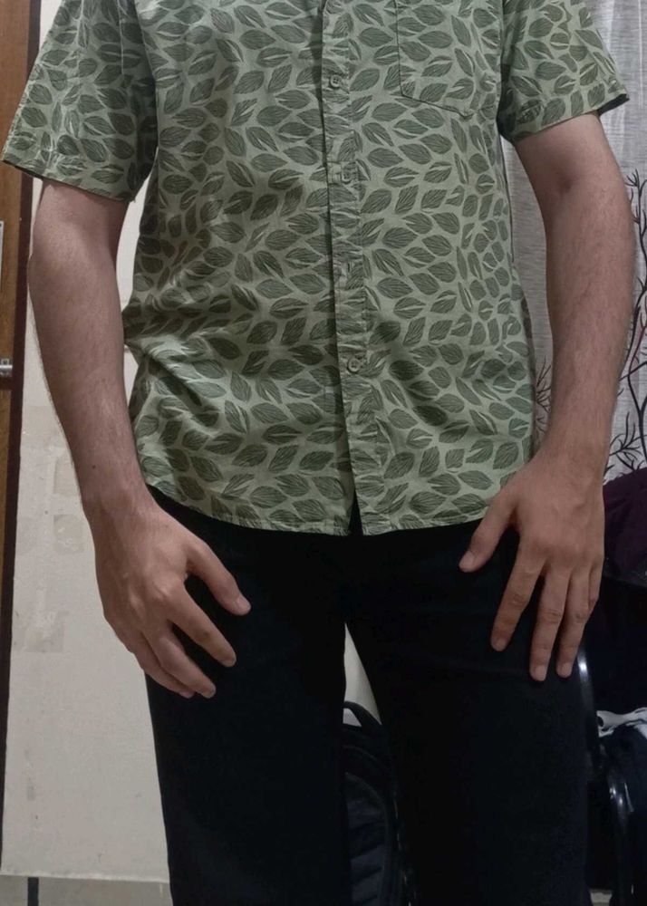 Men's Printed Short Sleeve Shirt