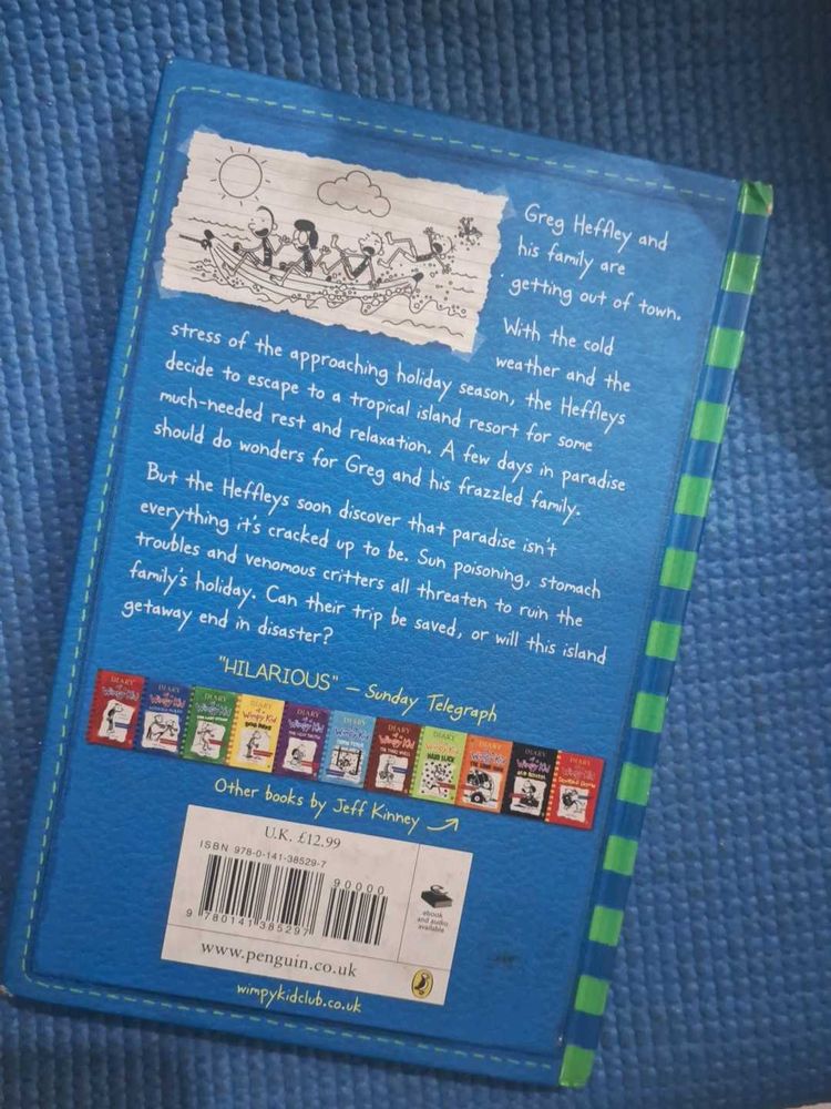 Hardcover Diary of a Wimpy Kid: Island Adventure