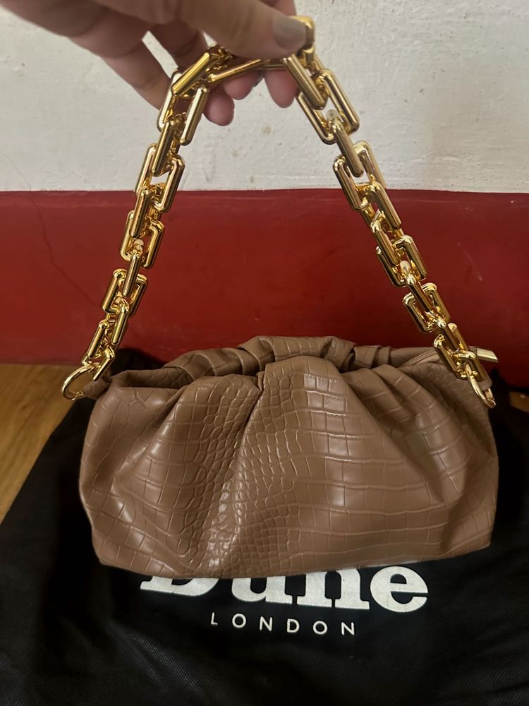 Chain Handle Clutch Bag