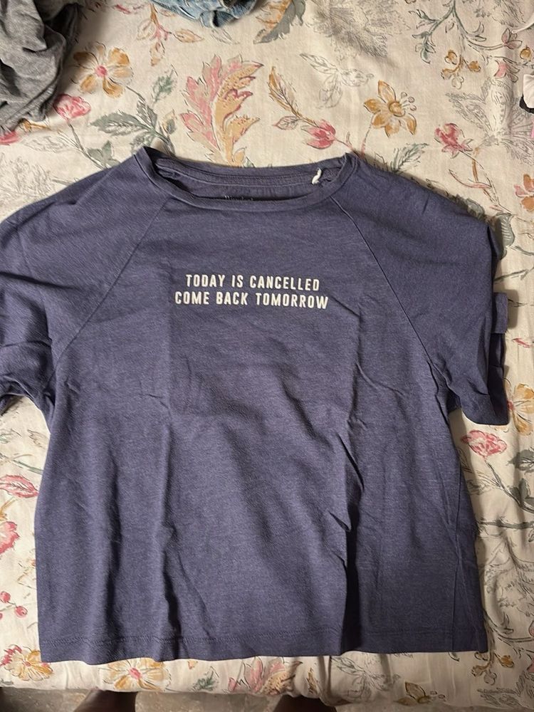 Blue Graphic T-Shirt