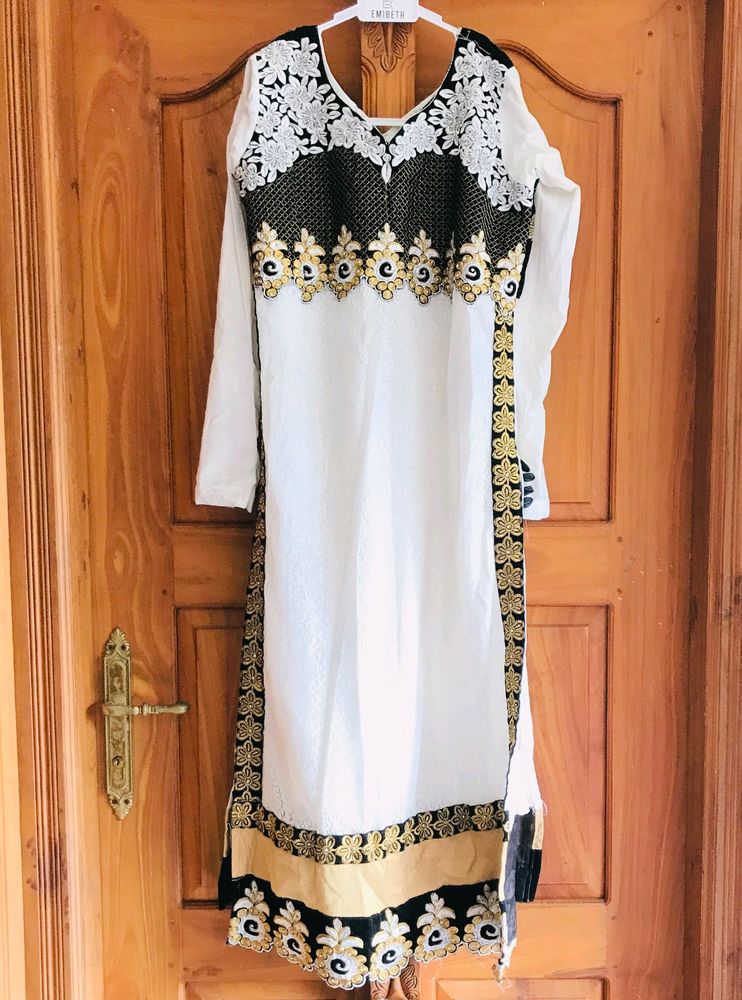 Beautiful Kurta Set White👗