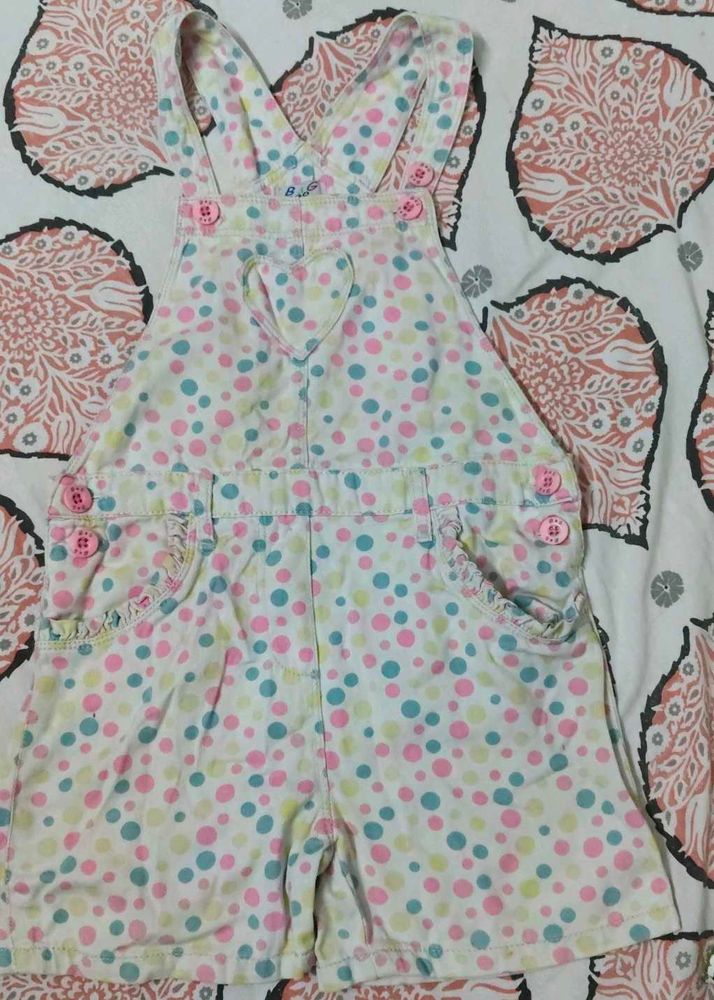 Cute Polka Dot Overalls for Girls