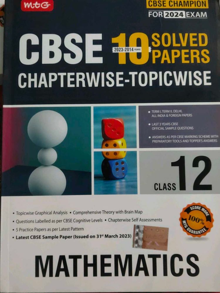 CBSE Class 12 Mathematics Solved Papers