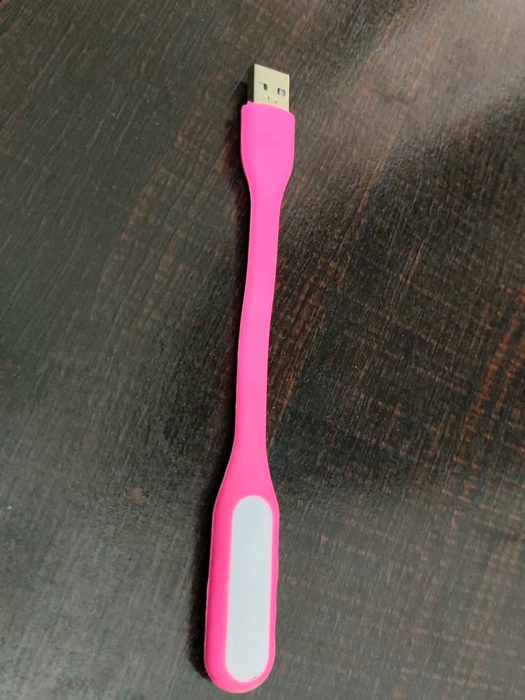 USB Flashlight Pink Colour