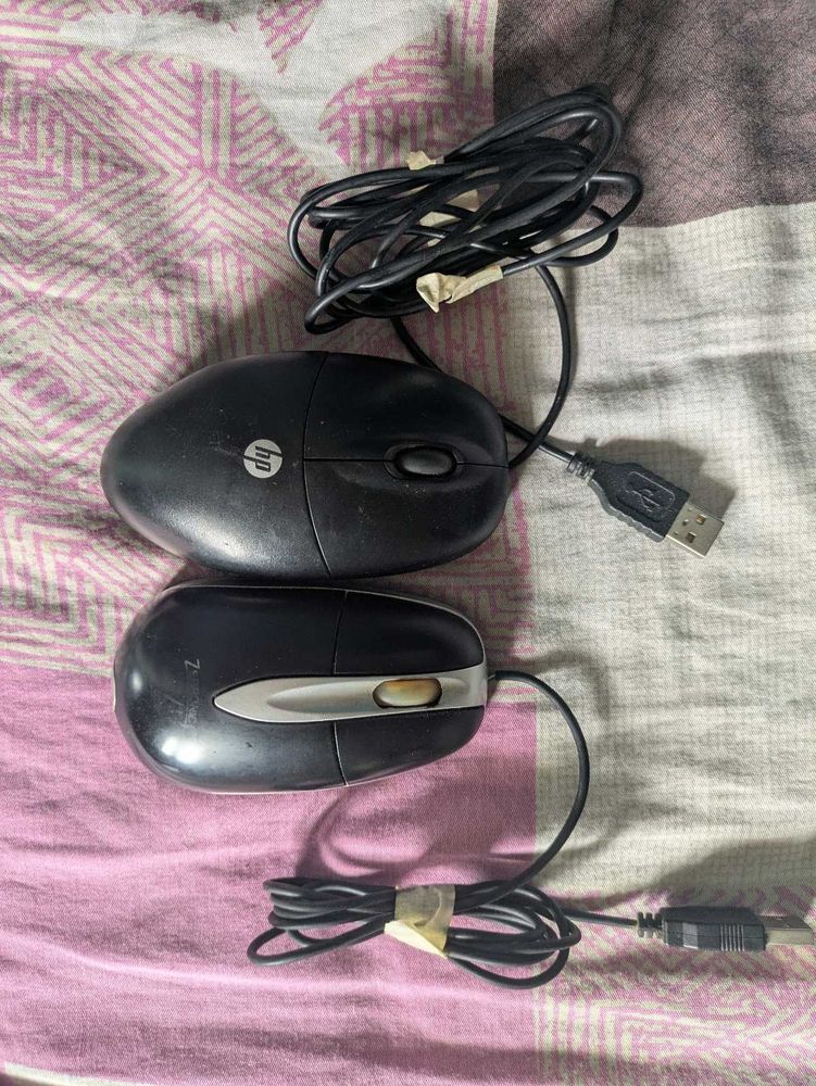 CLEARANCE Hp &amp; Zebronics wired mouse