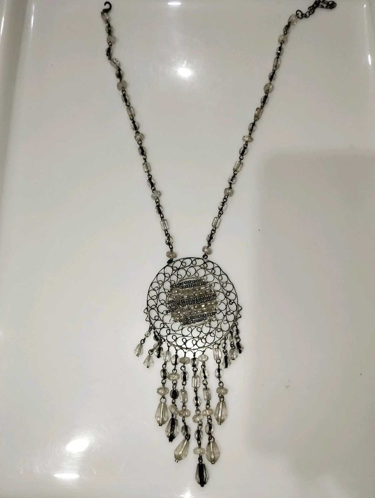 Elegant Beaded Statement Necklace