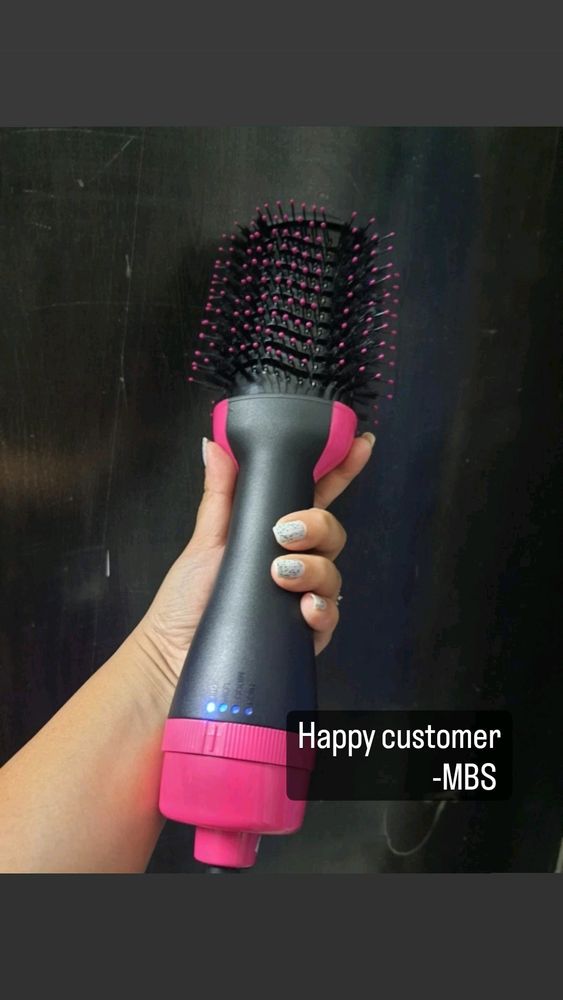 Hot hair brush dryer, straightner, styler
