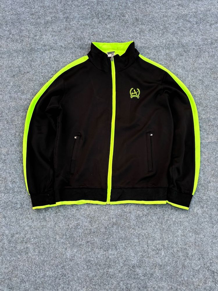 Men's Black &amp; Neon Track Jacket