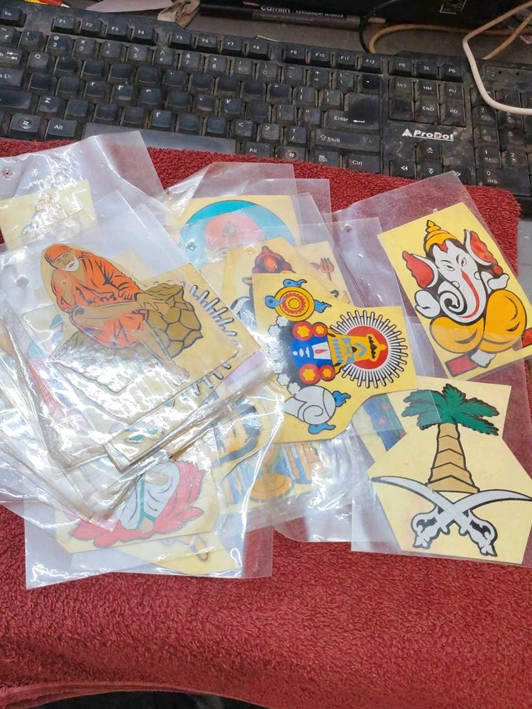 Assorted 5 Bike Doom Stickers