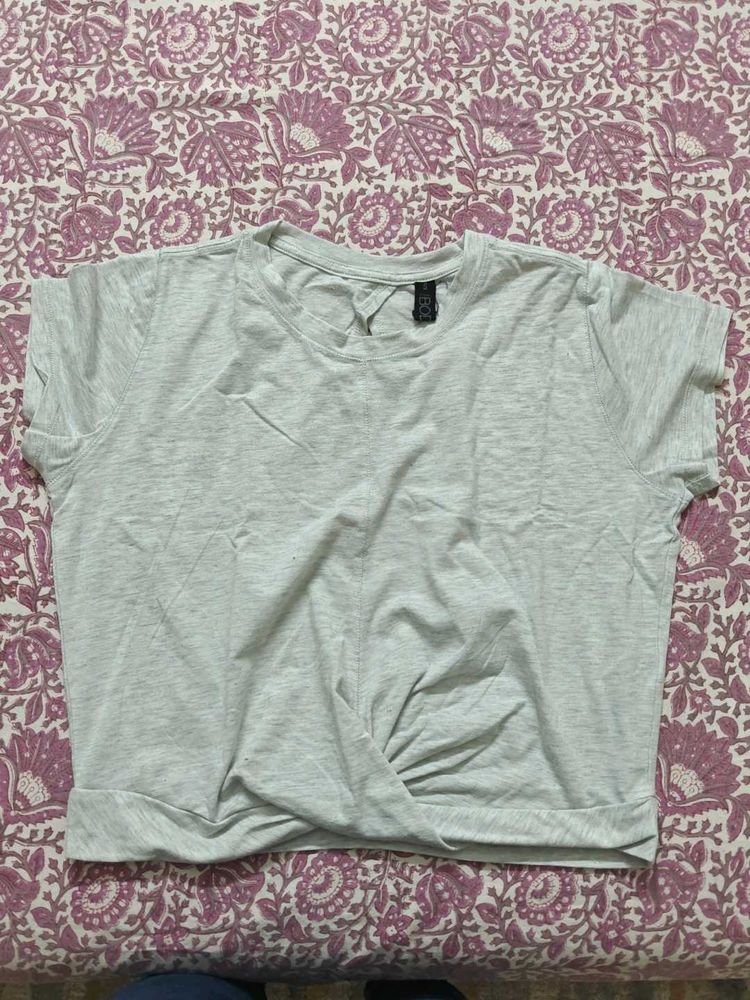 Twist Front T-Shirt - Casual Style