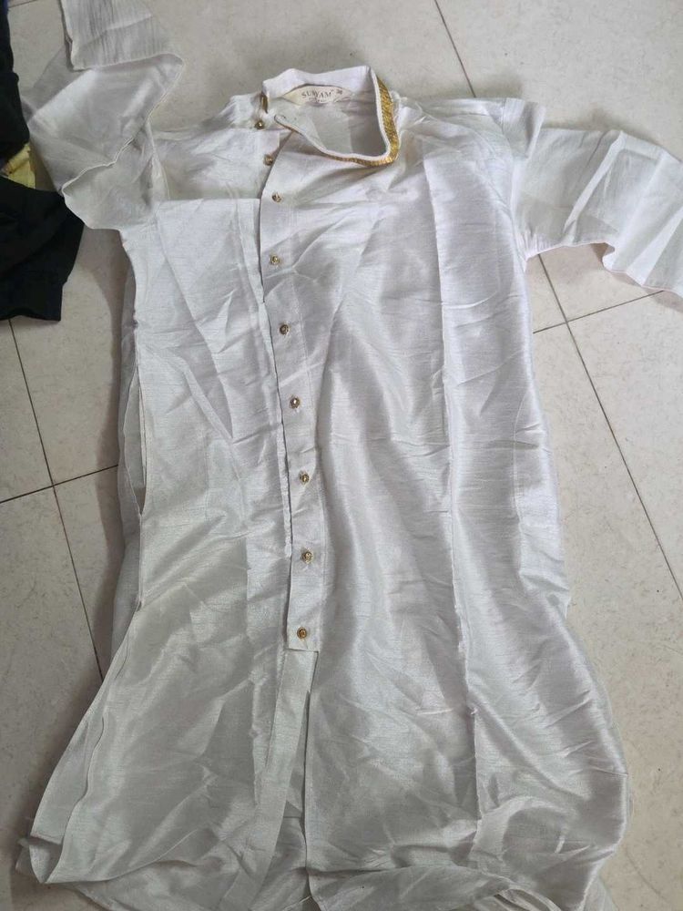 Elegant White Kurta for Men