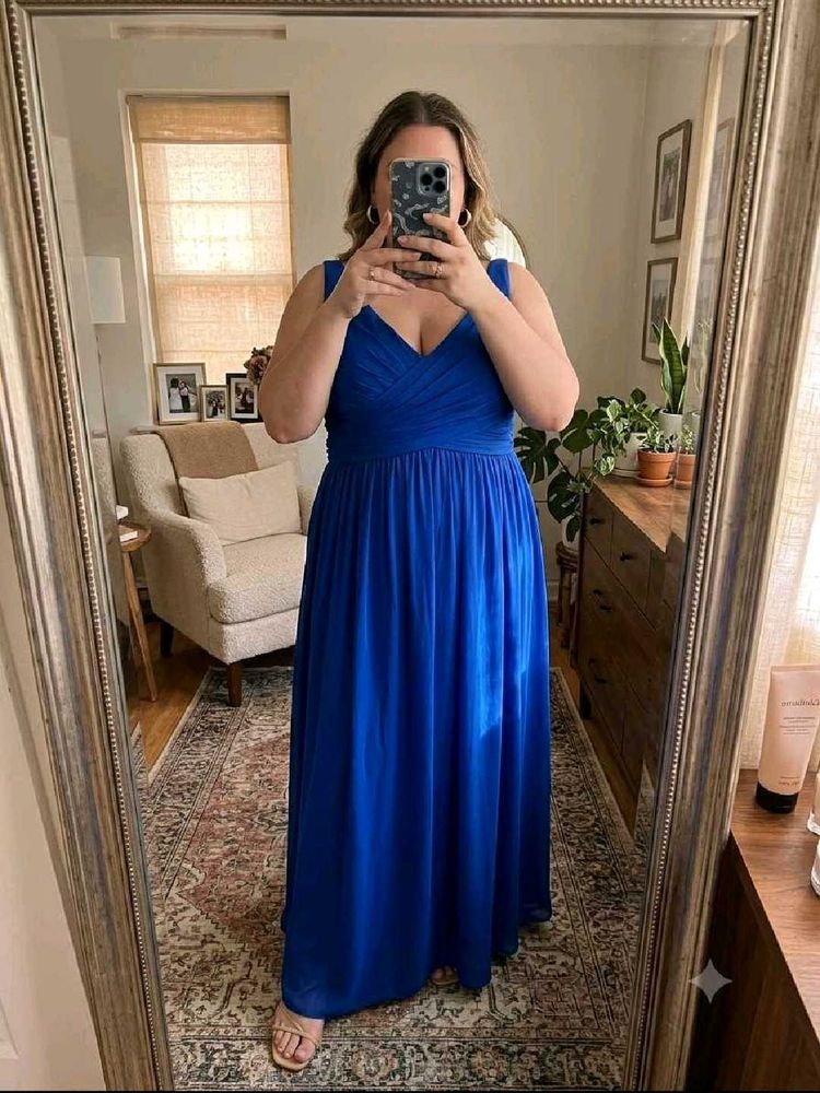 Stunning Royal Blue Maxi Dress