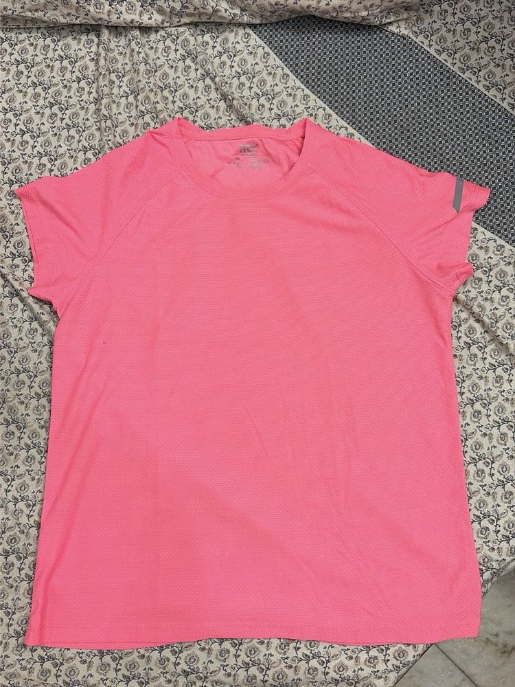 Bright Pink Athletic T-Shirt