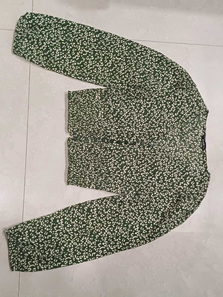 Floral Print Long Sleeve Top