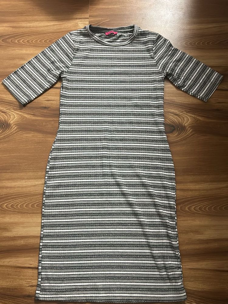 Striped Midi Dress