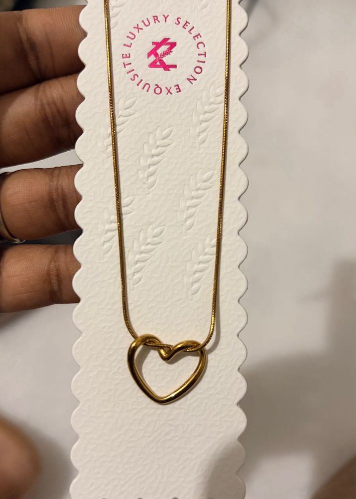 Gold Heart Necklace